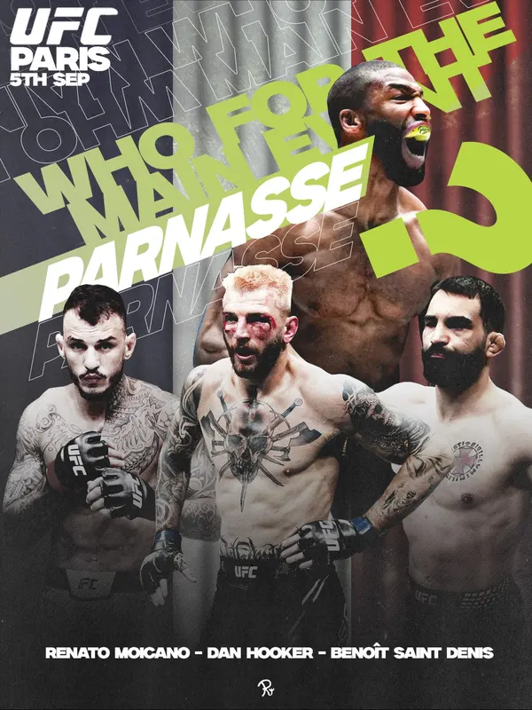 Plakat Razzart: UFC Paris – Renato Moicano, Dan Hooker, Benoît Saint Denis